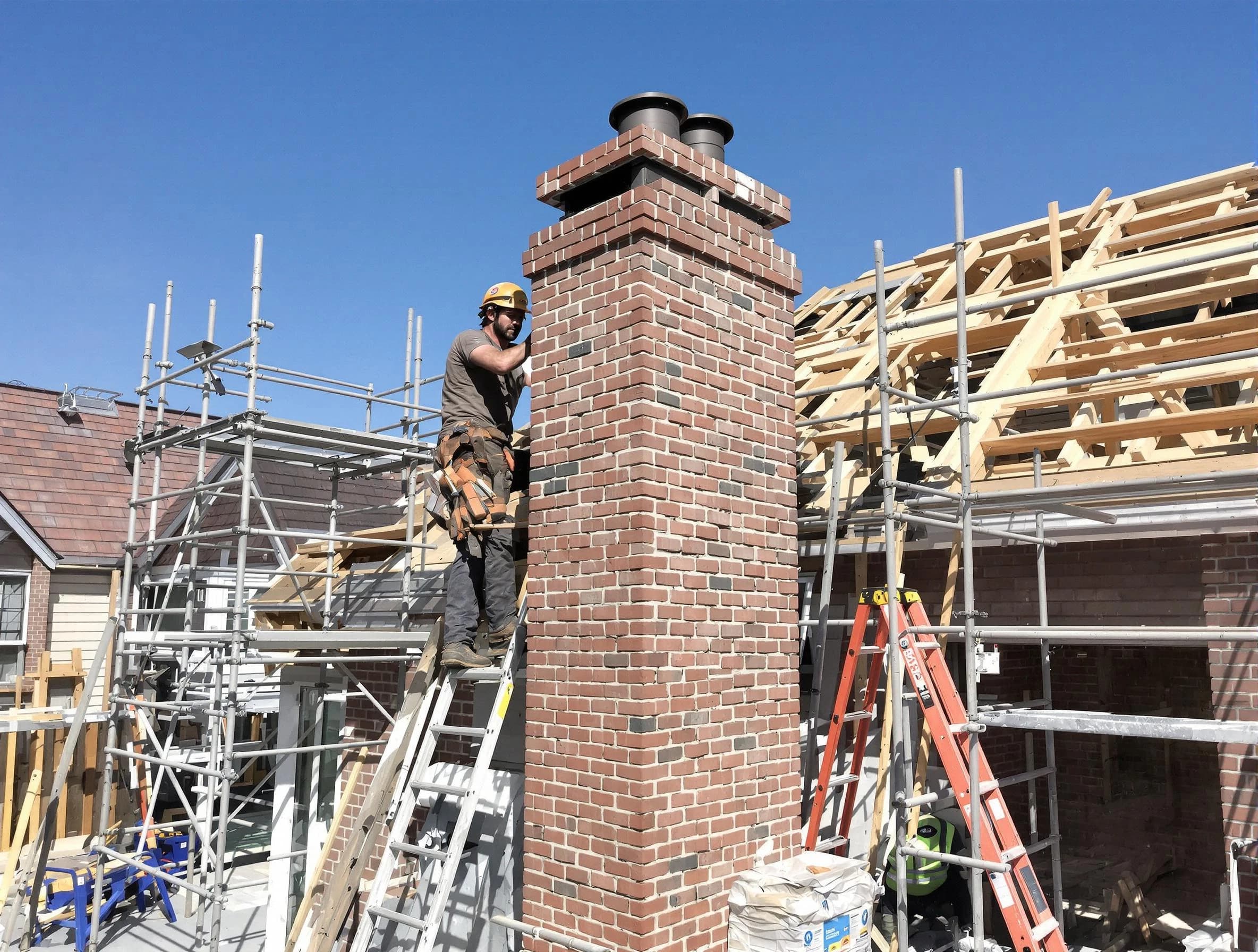 New chimney installation completed by Franklin Park Chimney Sweep in Franklin Park, PA