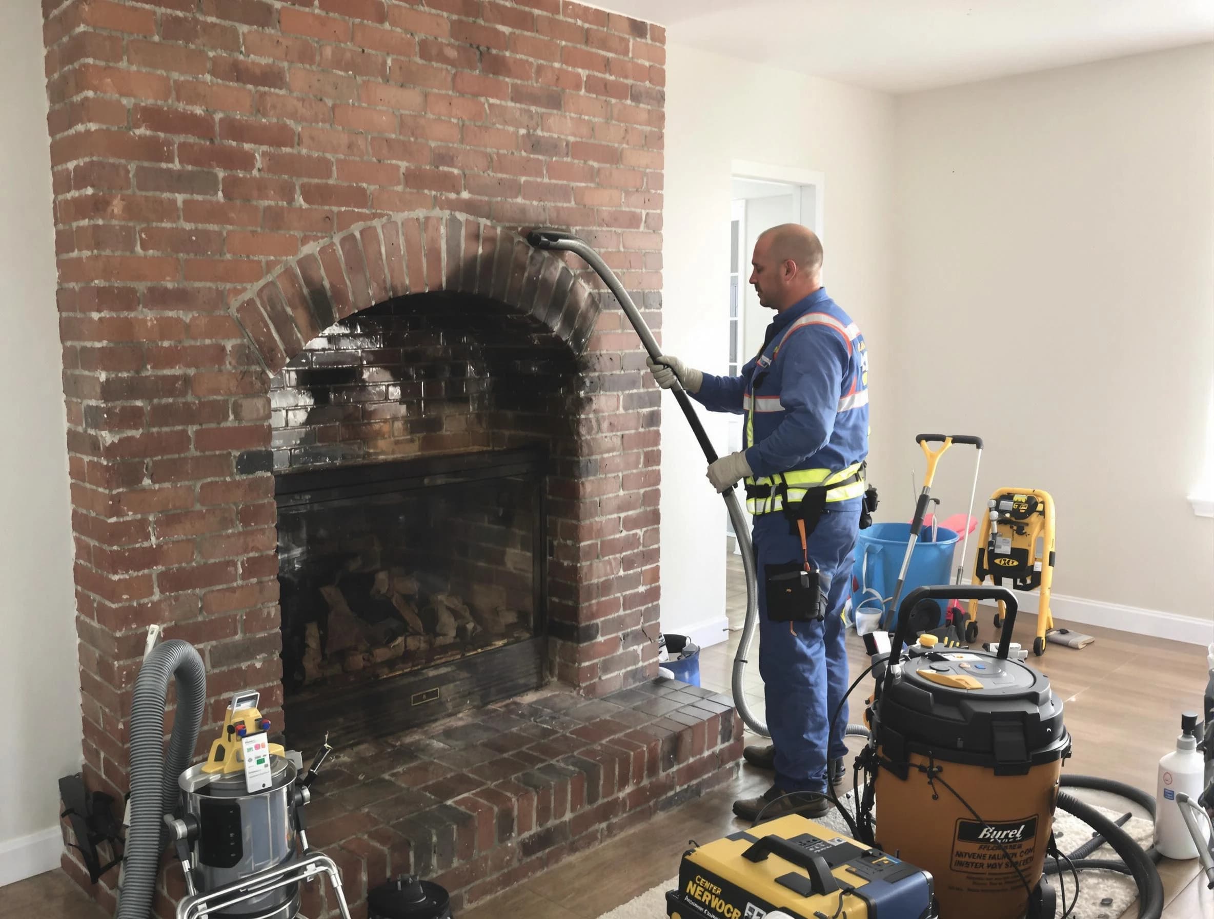 Franklin Park Chimney Sweep expert performing detailed chimney sweep in Franklin Park, PA