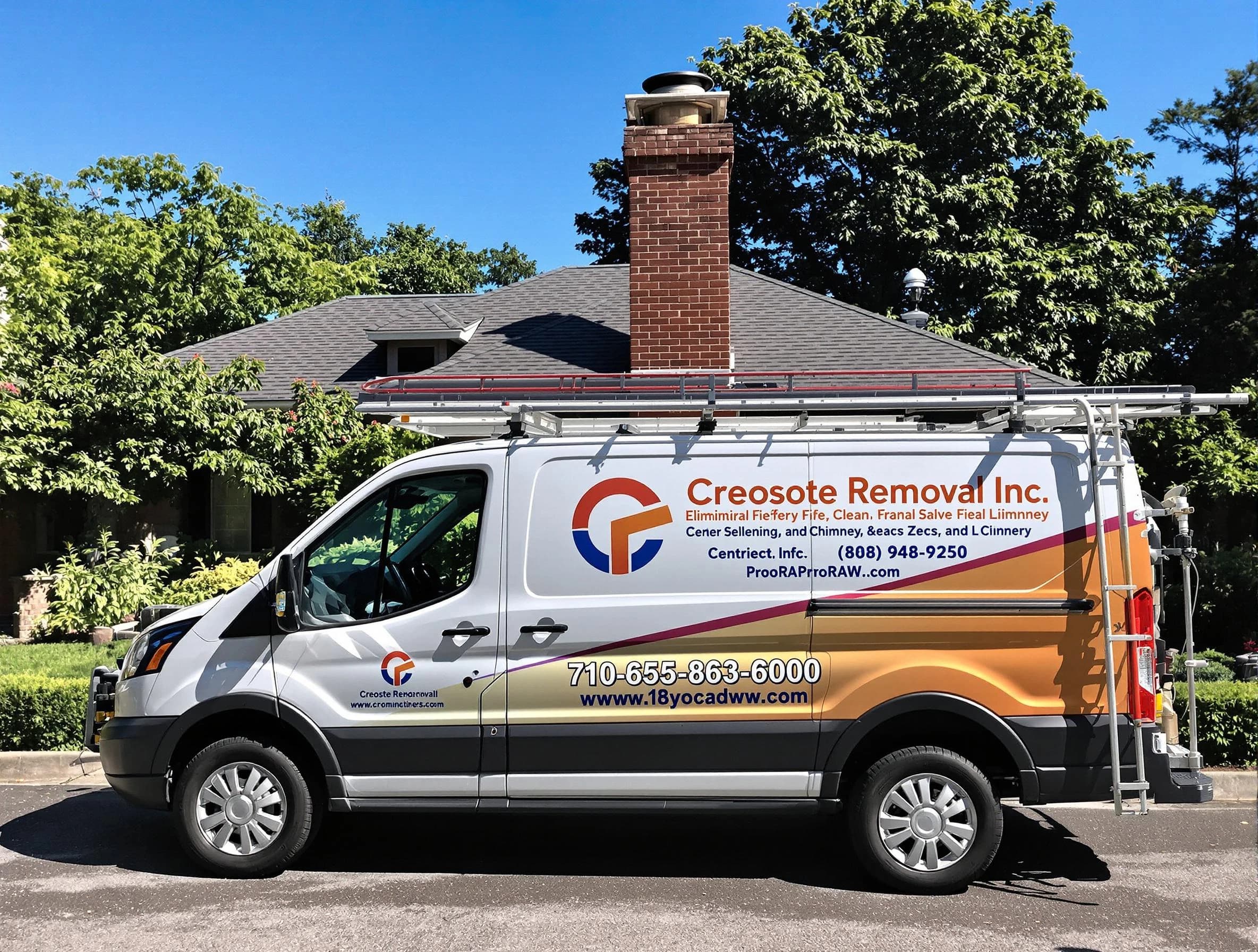 Franklin Park Chimney Sweep technician removing creosote safely in Franklin Park, PA