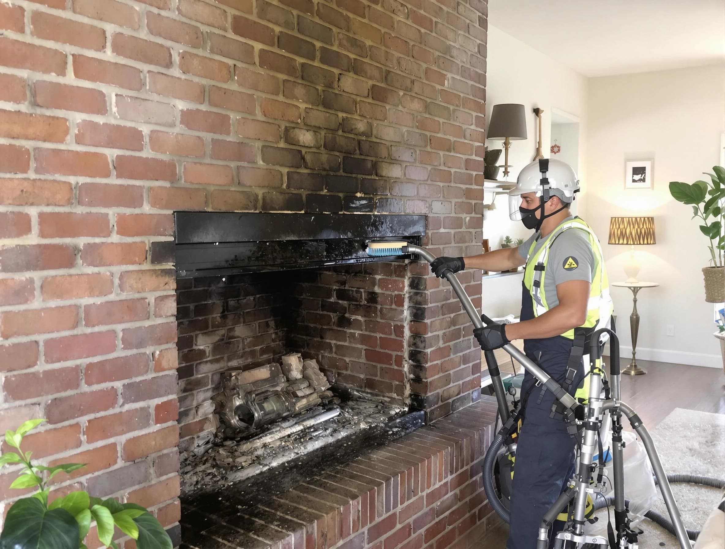 Franklin Park Chimney Sweep providing fireplace cleaning services in Franklin Park, PA