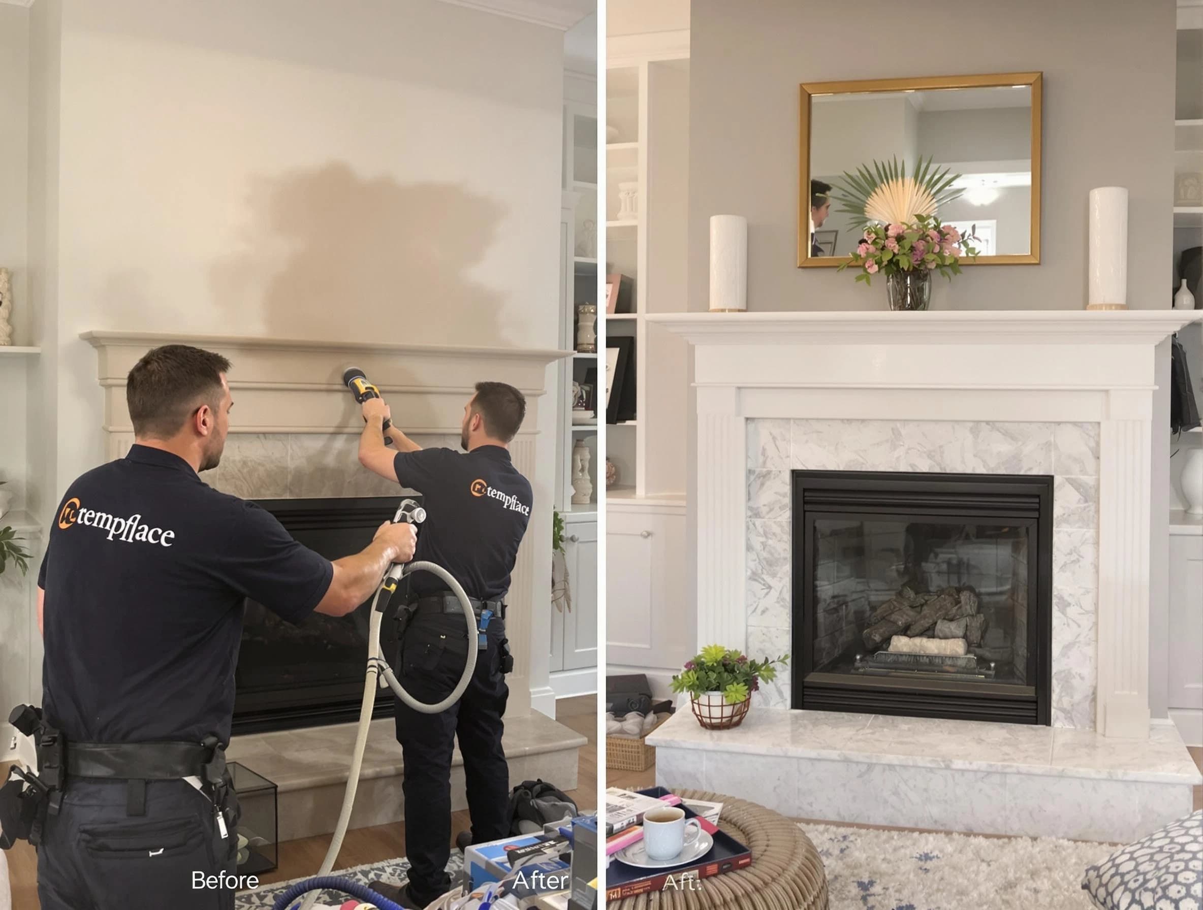 Professional soot removal by Franklin Park Chimney Sweep team in Franklin Park, PA