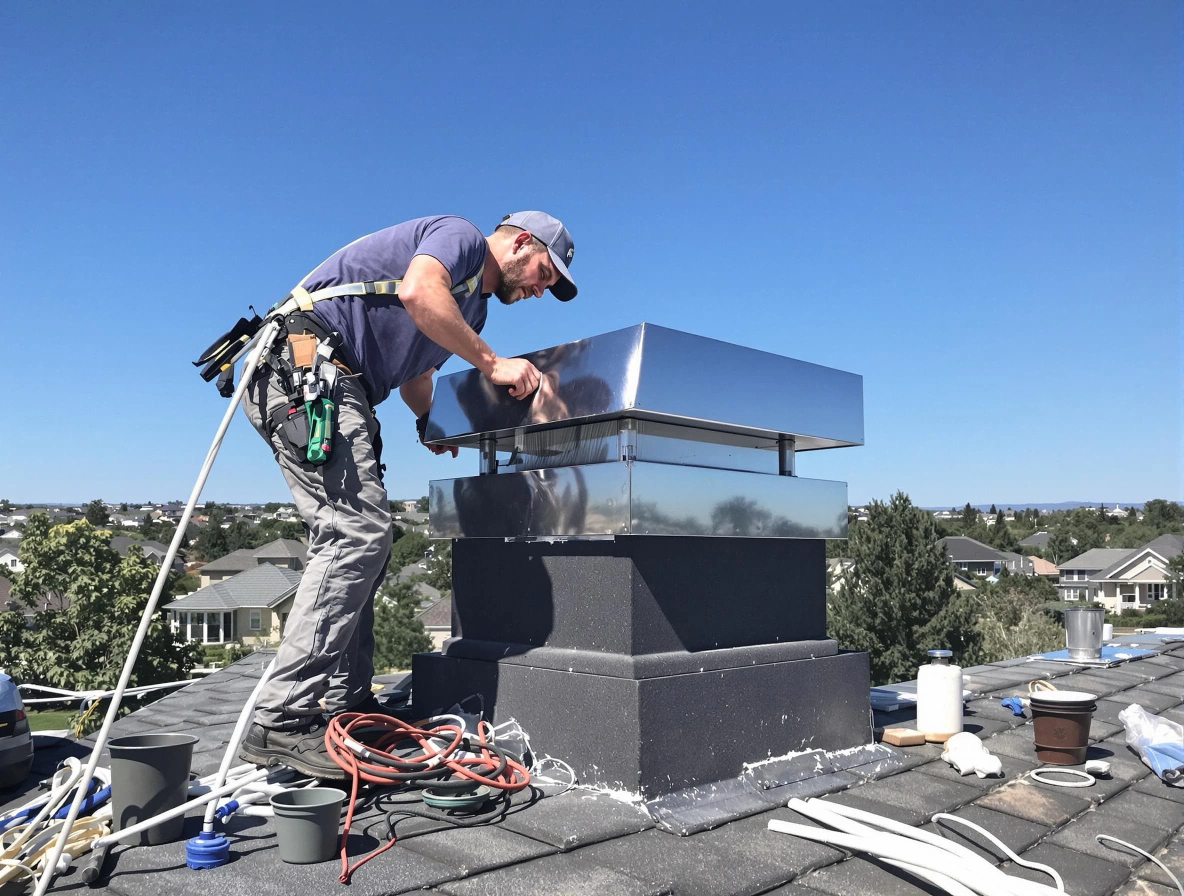 Chimney Cap Services service in Franklin Park, PA