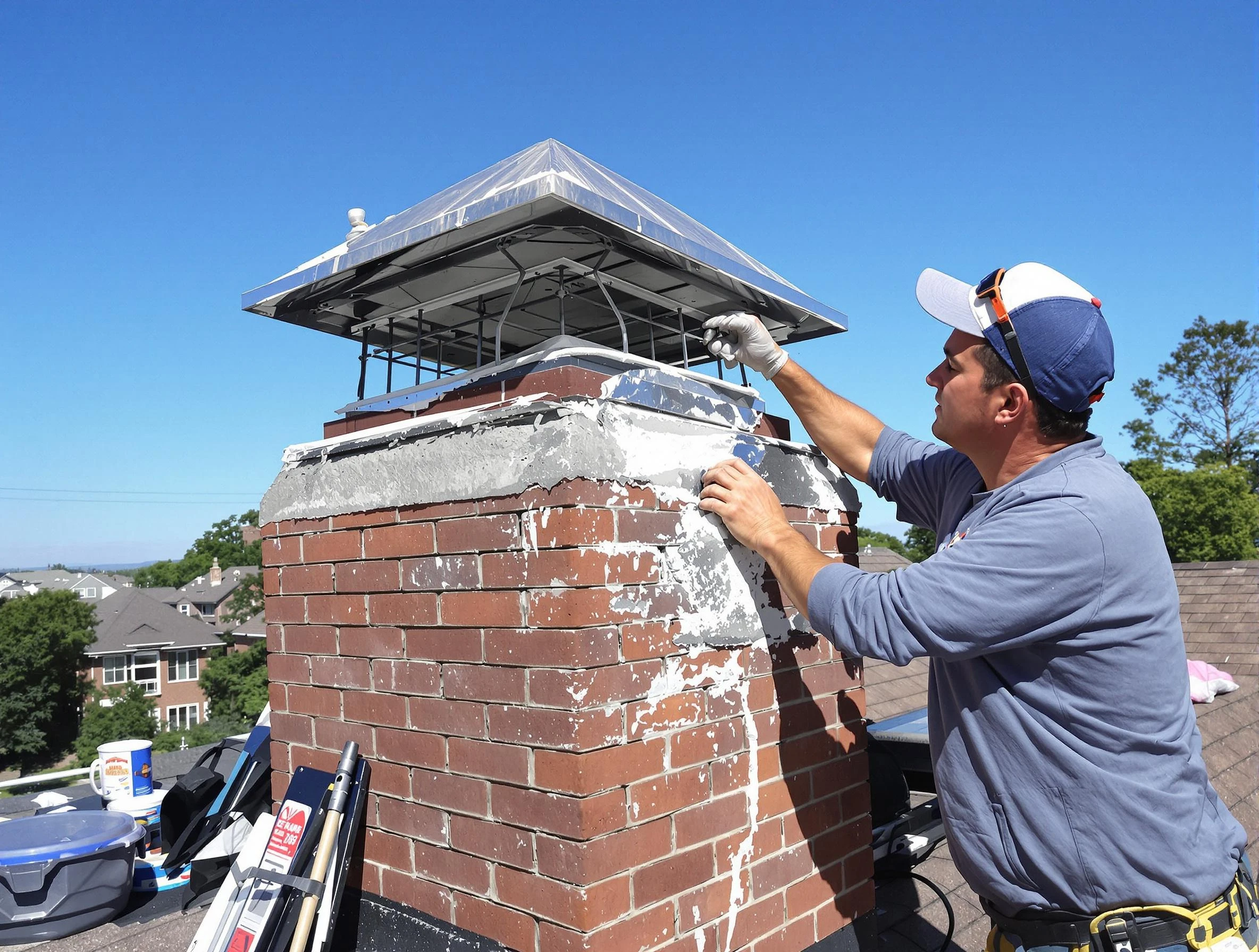 Chimney Crown Services in Franklin Park