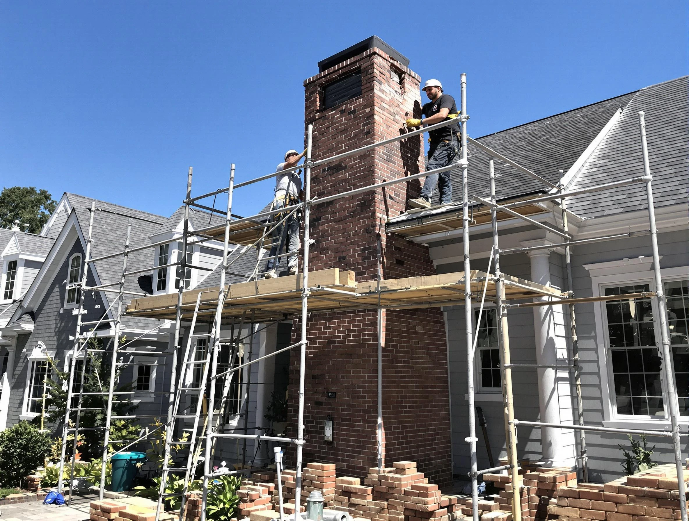 Chimney Rebuilding in Franklin Park