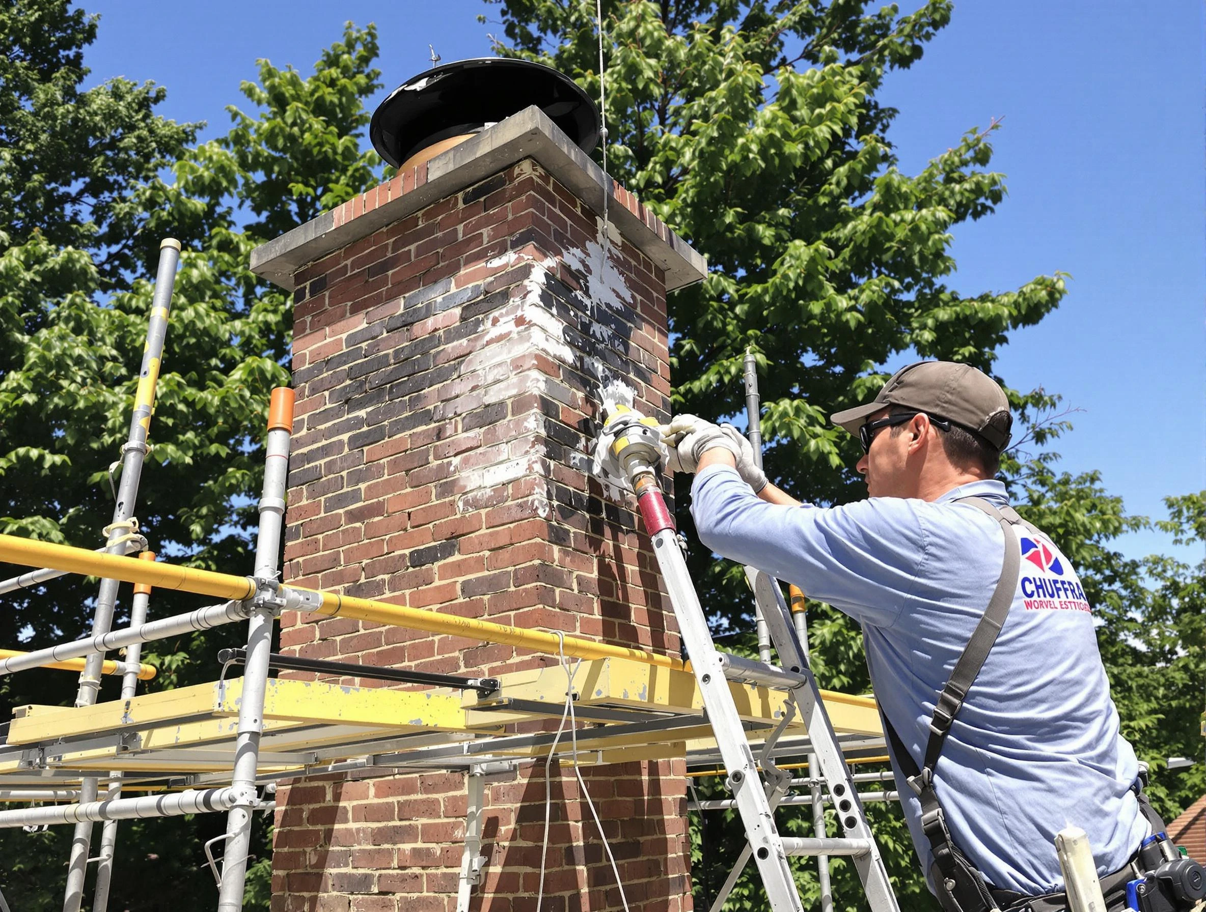 Structural chimney repair by Franklin Park Chimney Sweep in Franklin Park, PA