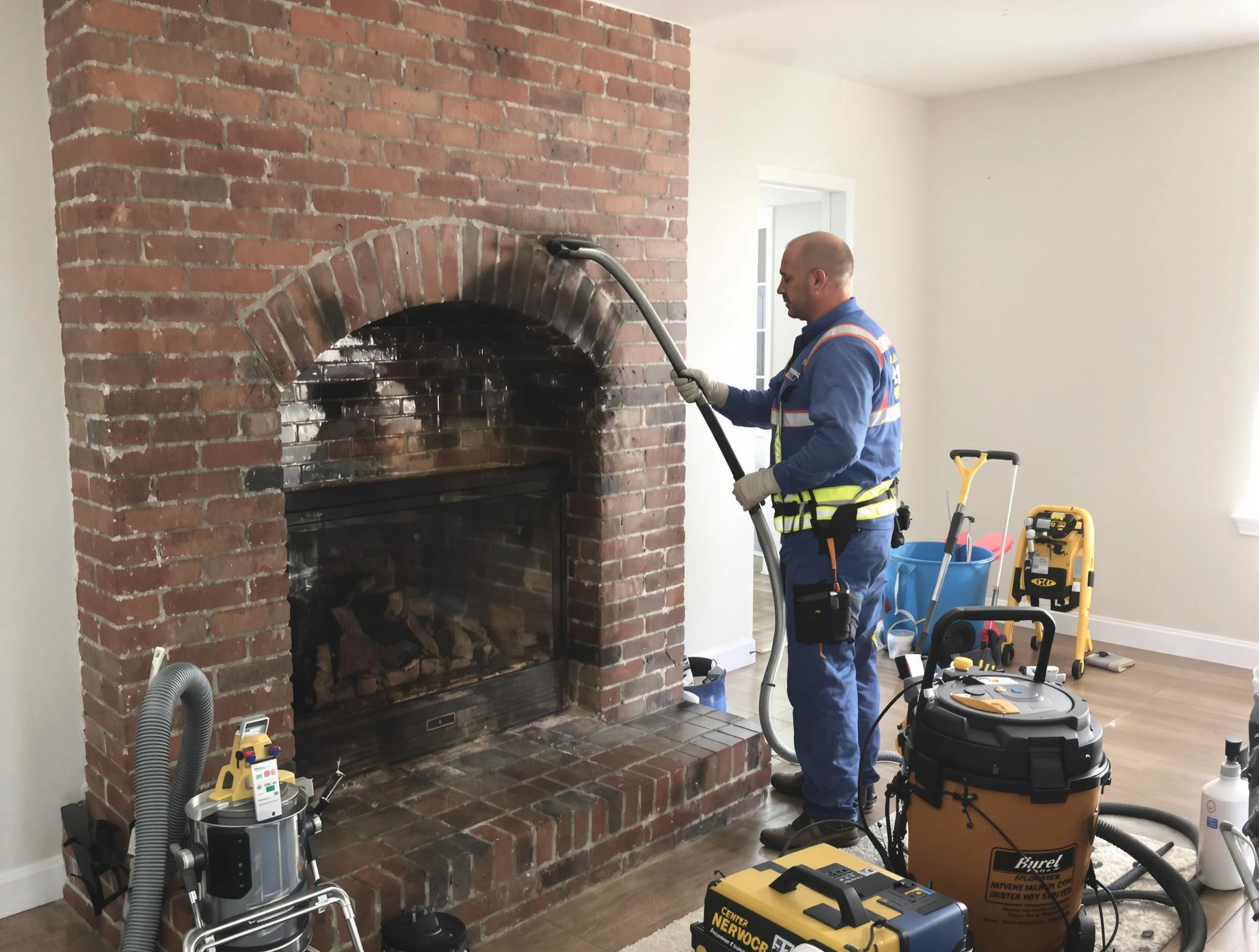 Franklin Park Chimney Sweep expert performing detailed chimney sweep in Franklin Park, PA